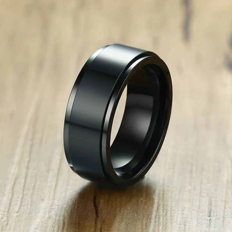 Men's Anti-Stress Spinning Ring 