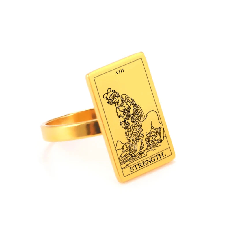 Tarot karte gredzens 