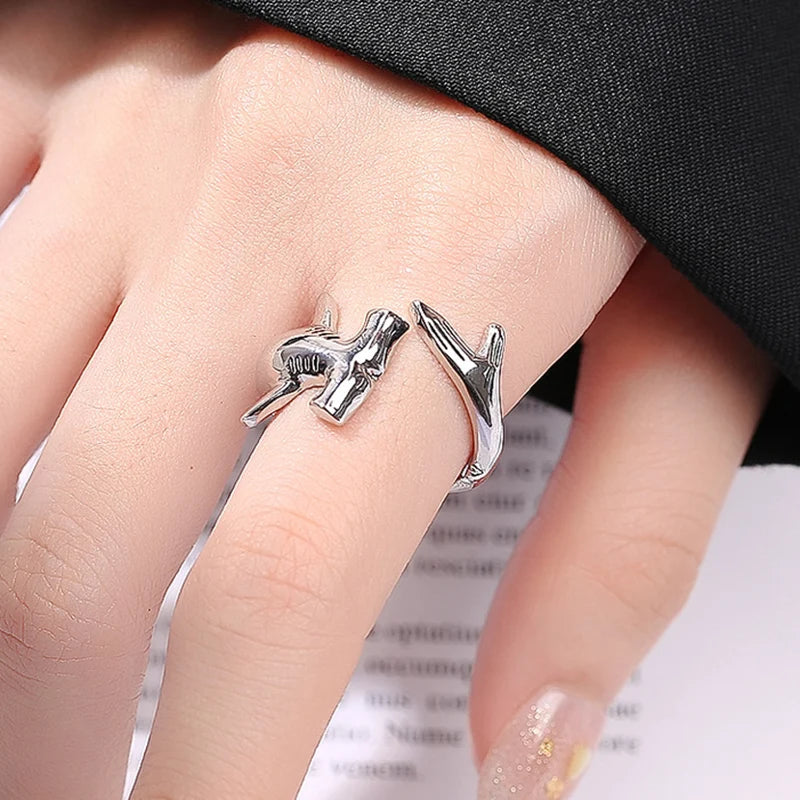Bague Requin Marteau argent