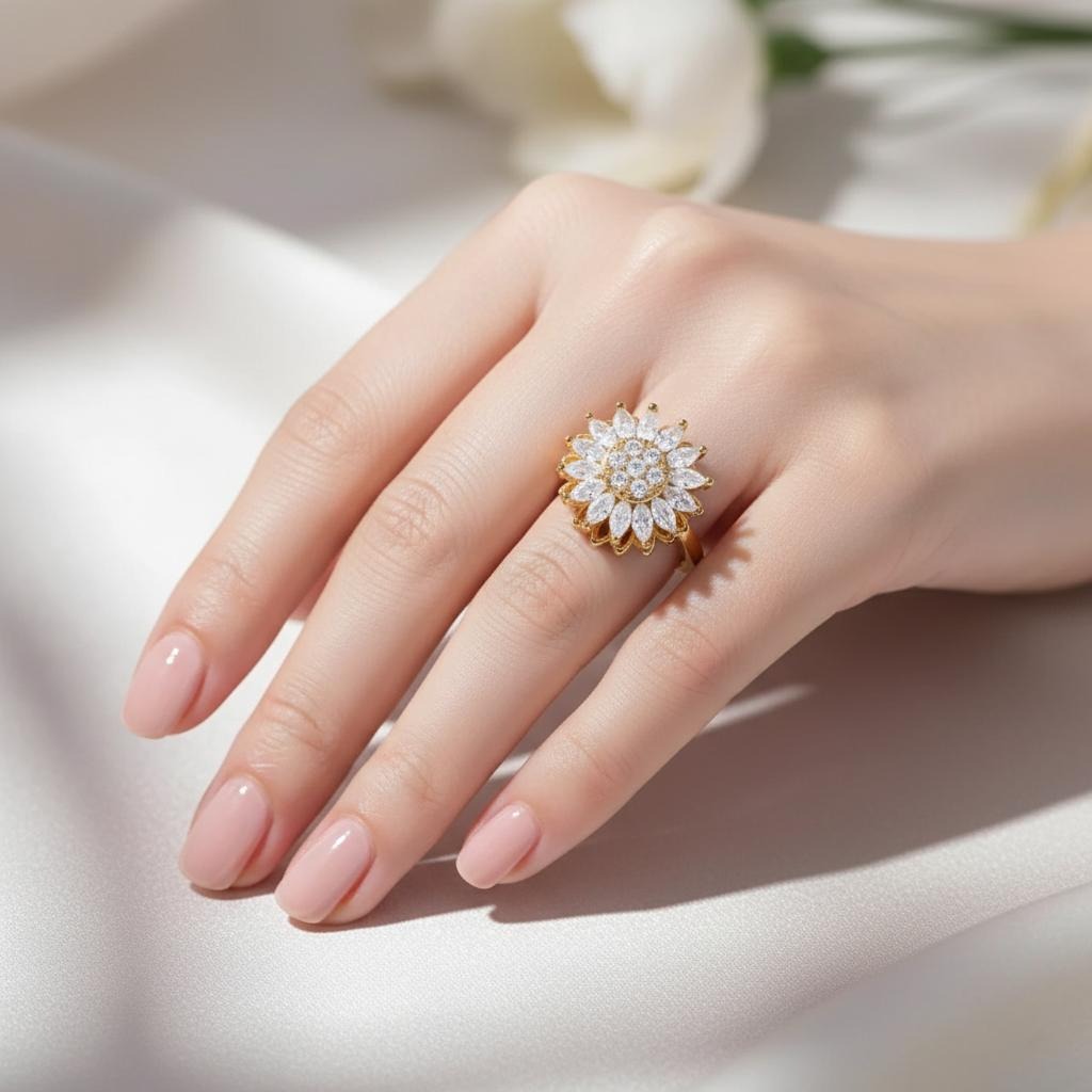 Sunflower Anti-Stress Ring 