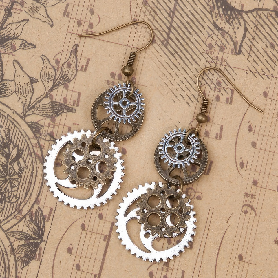 Steampunk kõrvarõngad 