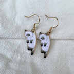 Cute Siamese Cat Earrings