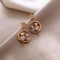 Cute Cat Earrings Gold Plated