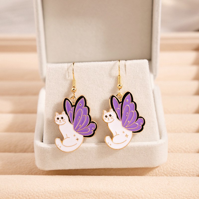 Sevimli Kedi Küpeleri 