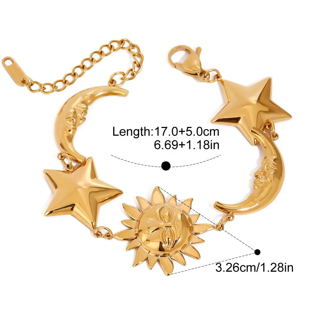 Bracelet Astres et Soleil 1