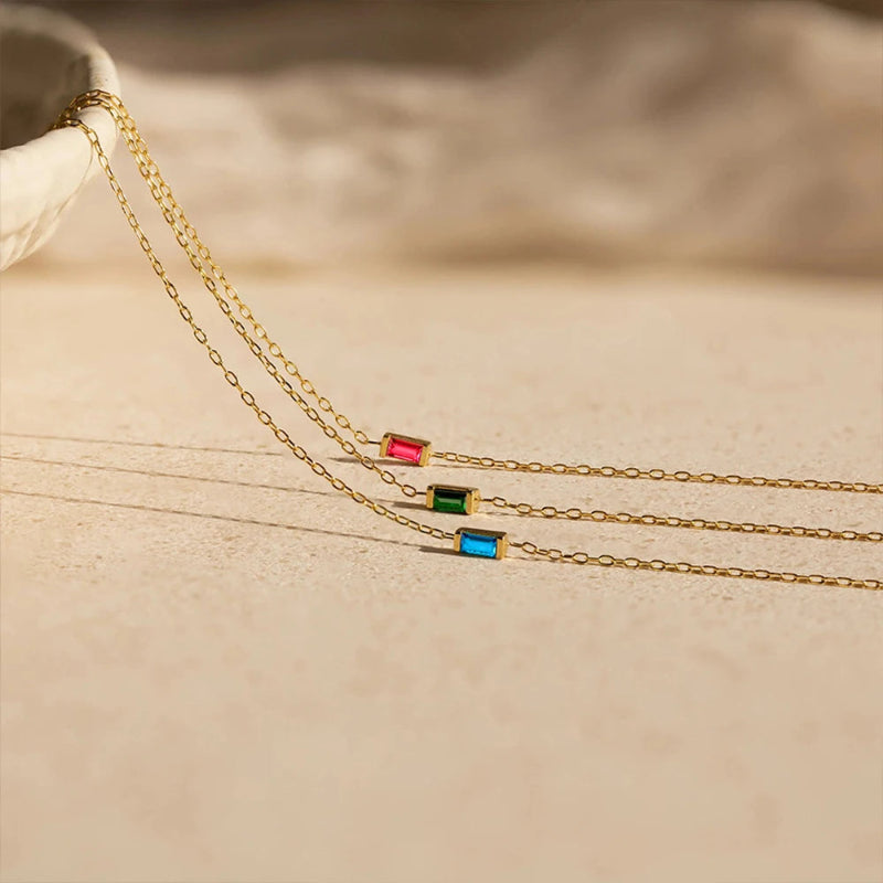 Bracelet avec Pierre de Naissance Colorée