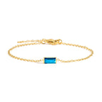 Bracelet avec Pierre de Naissance Colorée