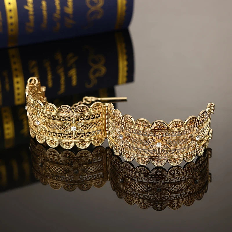 Bracelet with Arabic Muslim rhinestones wedding