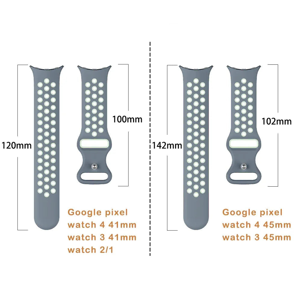 Pakeičiamas dirželis Google Pixel Watch 1, 2, 3, 4 41mm 45mm 