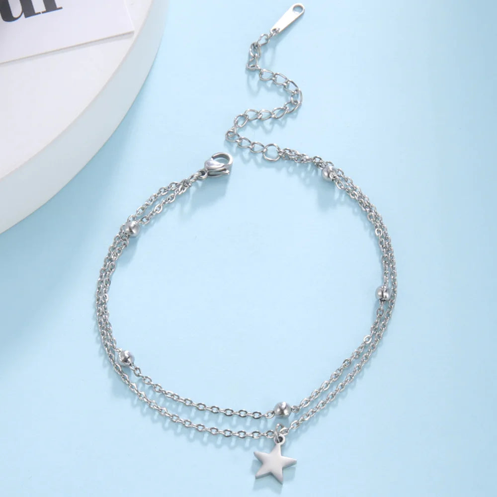 Bracelet Double avec Etoile