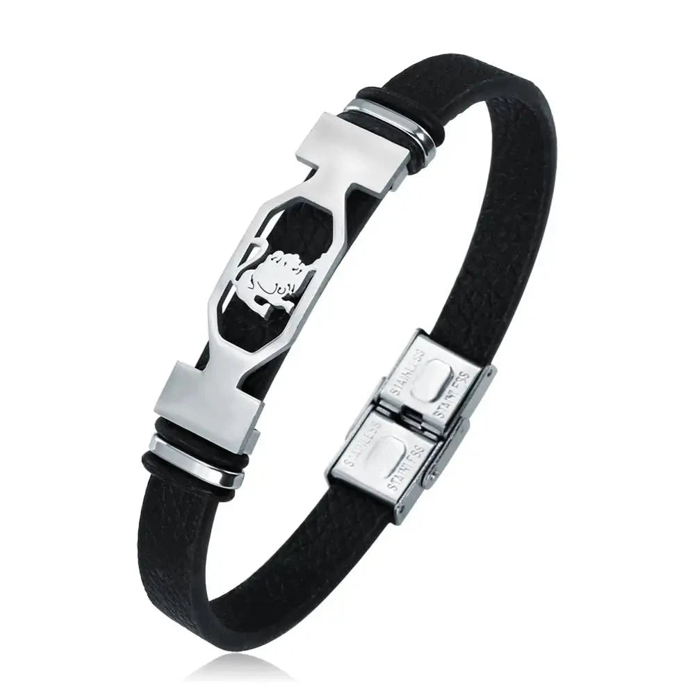 Men's Zodiac Sign Leo Bracelet
