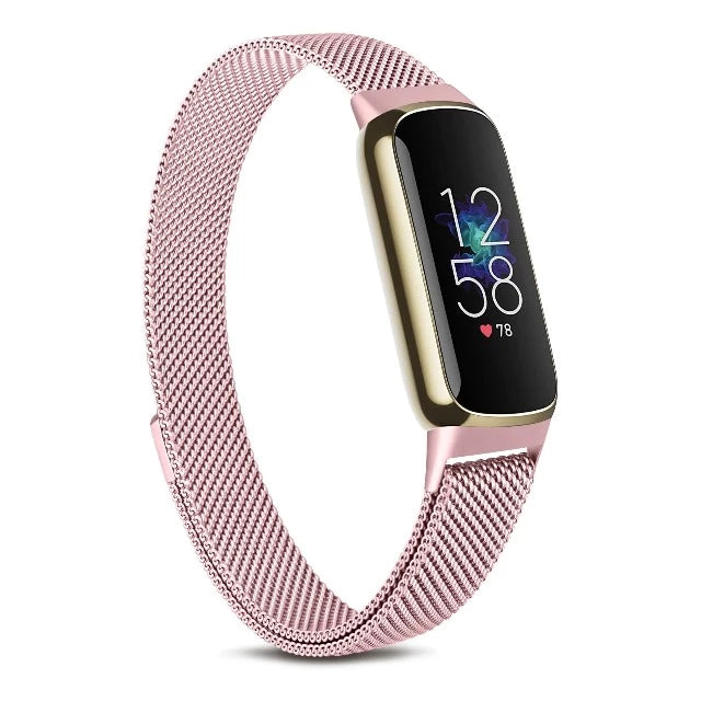 Roza zapestnica za uro Fitbit Luxe