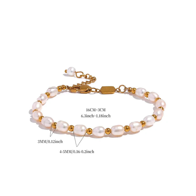 Freshwater pearl bracelet