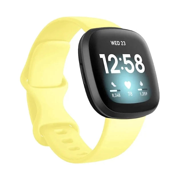 Apyrankė Fitbit Versa 3 laikrodžiui, geltona
