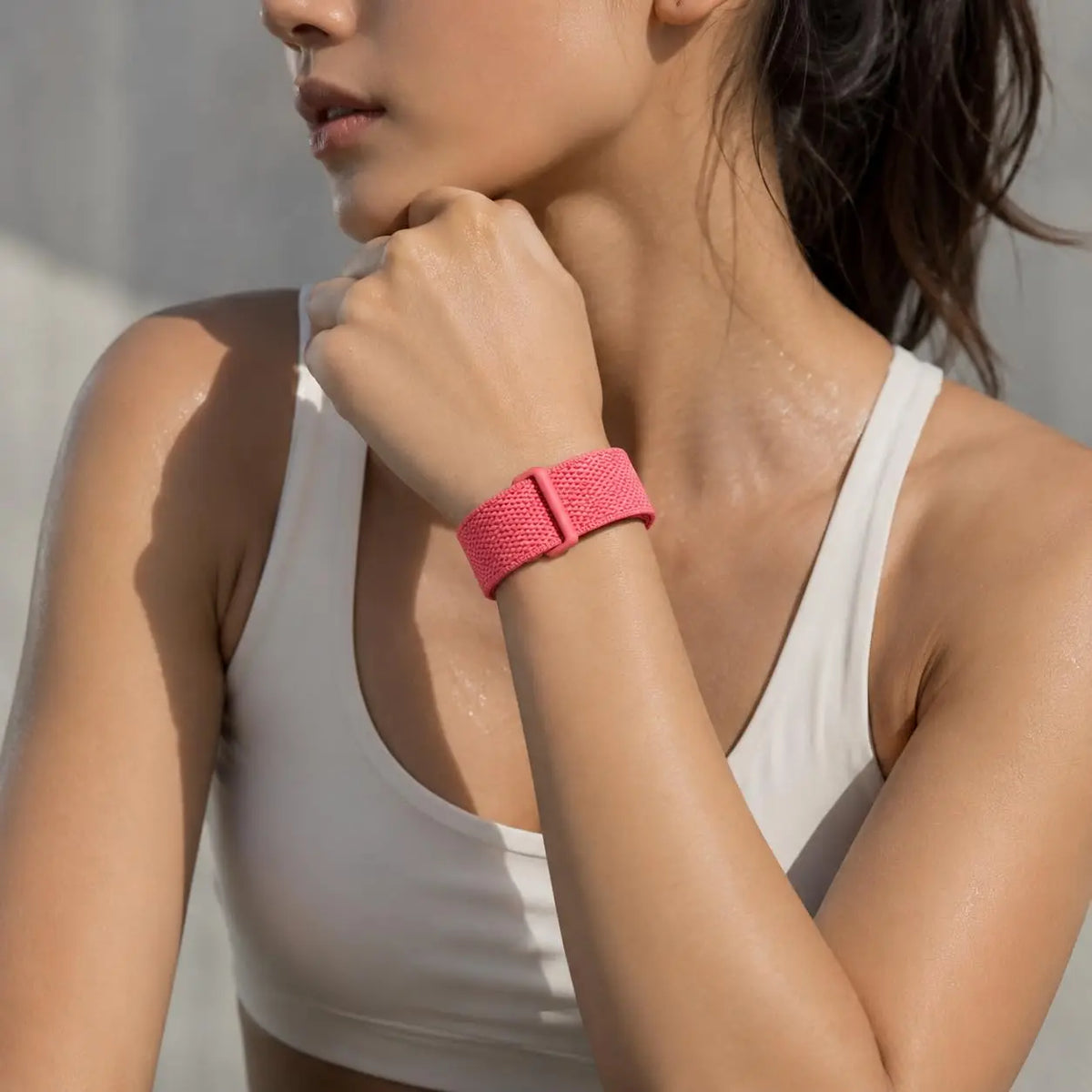 Pas za uro Google Fitbit Air roza