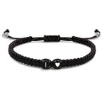 Braided initial bracelet i