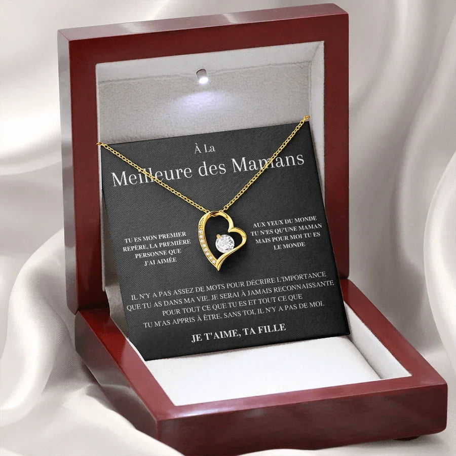 Gift box with Best Mom Necklace 