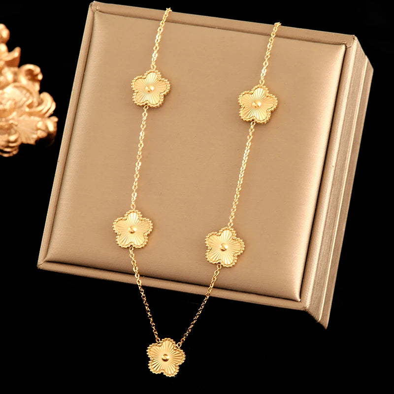 Набор из 3 украшений Marguerites из золота 