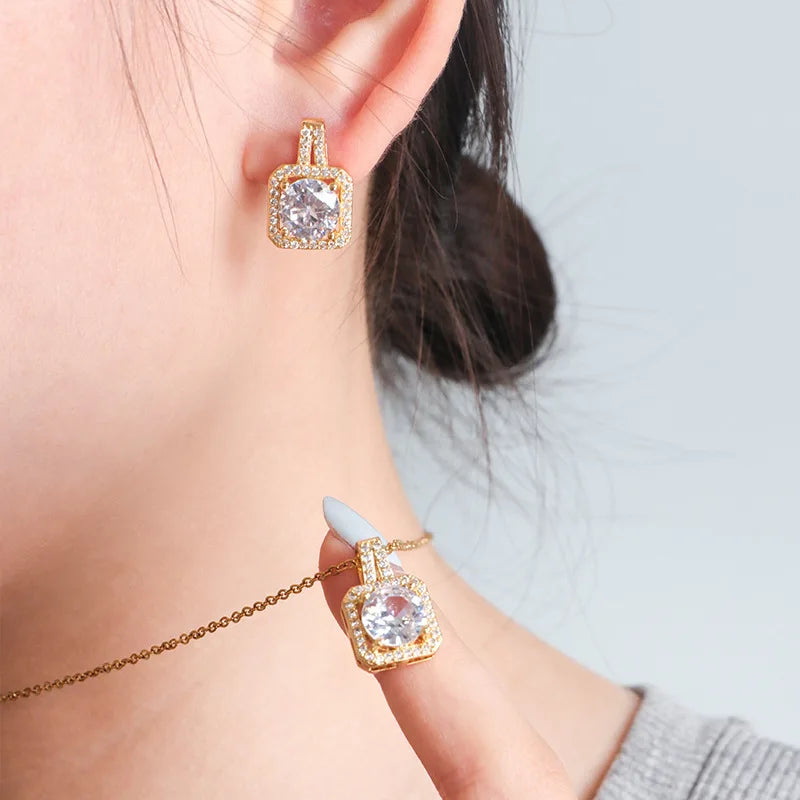 Set of 3 Zircon Jewelry 