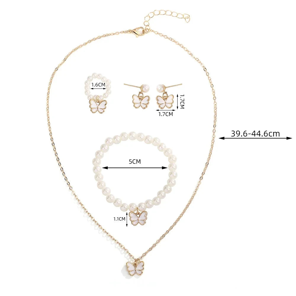 Box of 4 Butterfly Jewelry 