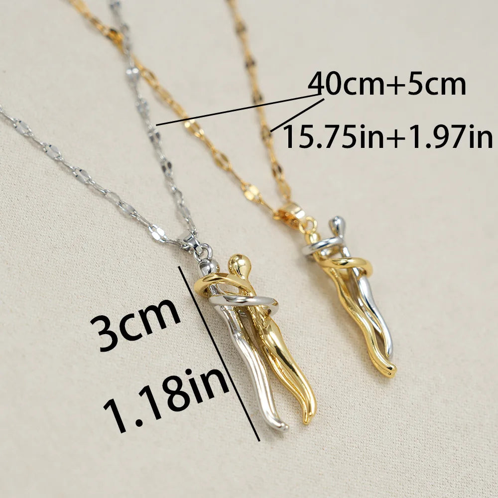Collier avec Pendentif Câlin d'Amour