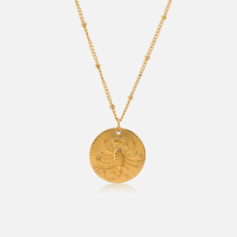 Collier avec Pendentif Constellation Signe du Zodiaque