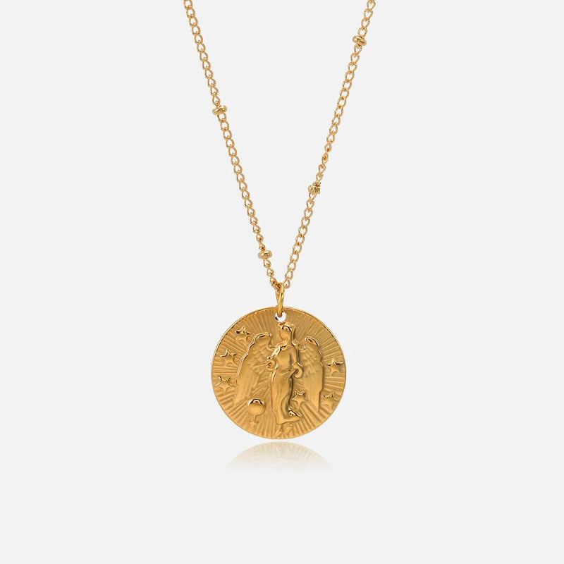 Collier avec Pendentif Constellation Signe du Zodiaque