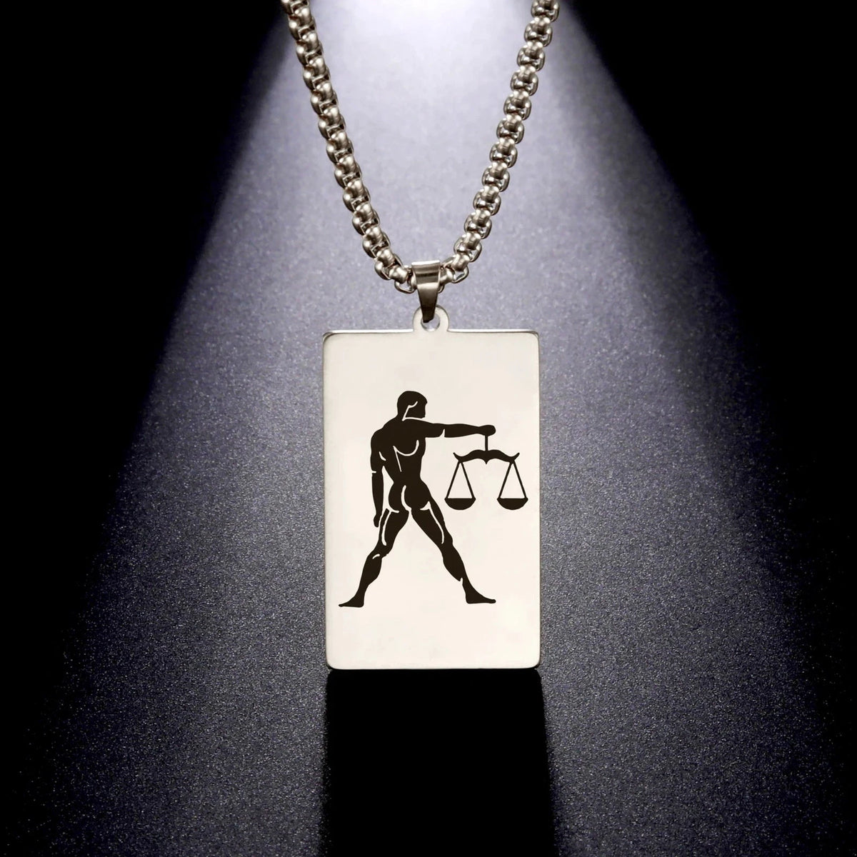 Collier avec Pendentif Elégant Signe du Zodiaque Astrologique