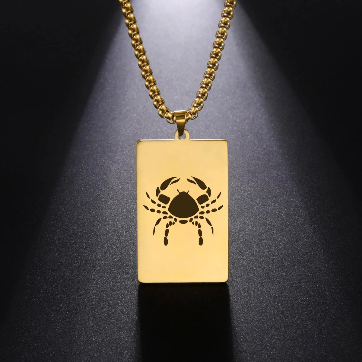 Collier avec Pendentif Elégant Signe du Zodiaque Astrologique