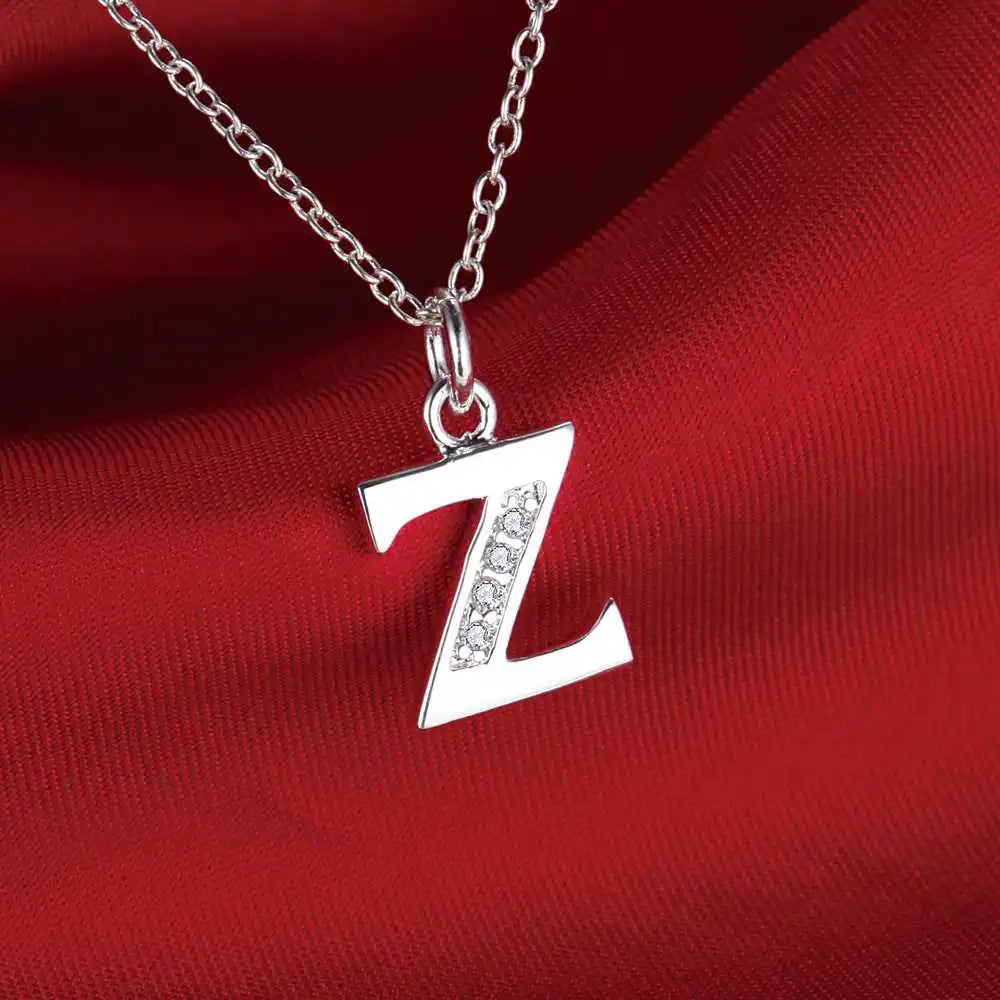 Dolga ogrlica s začetnico z