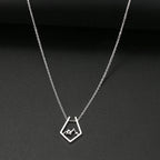 Collier avec Pendentif Montagne argent