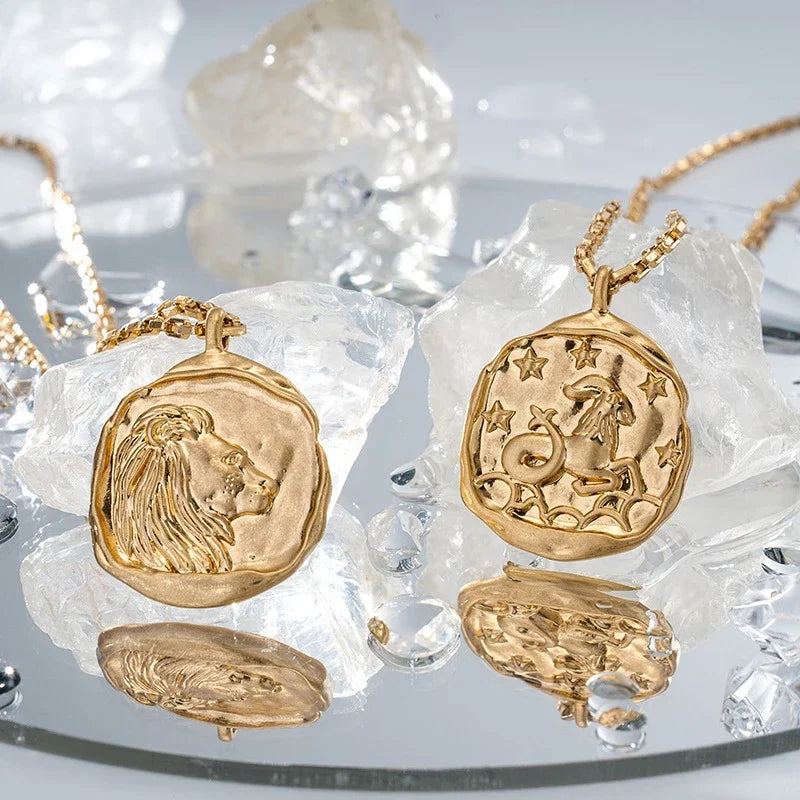 Collier avec Pendentif Signe du Zodiaque