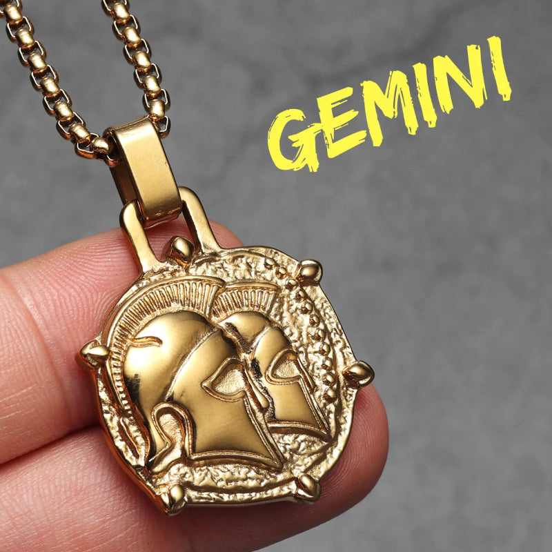 Collier avec Pendentif Signe du Zodiaque