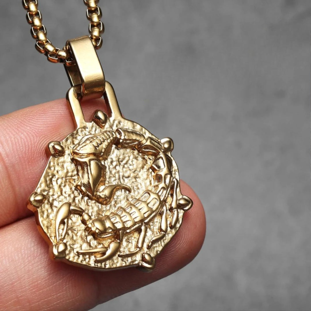 Necklace with Zodiac Sign Pendant 