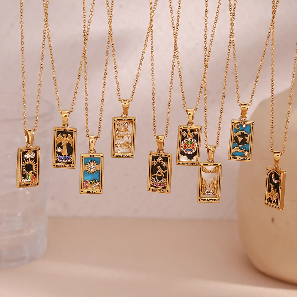 Necklace with Tarot Pendant 