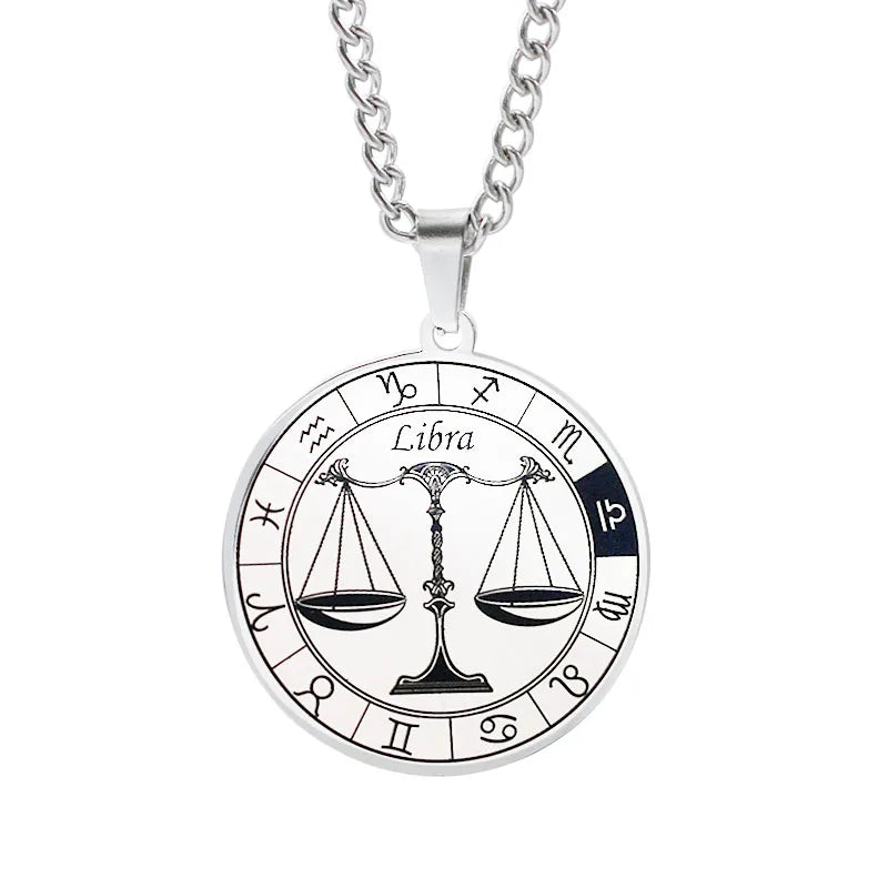 Horoskopa kulons Zodiaka zvaigznāji Sudrabs Svari