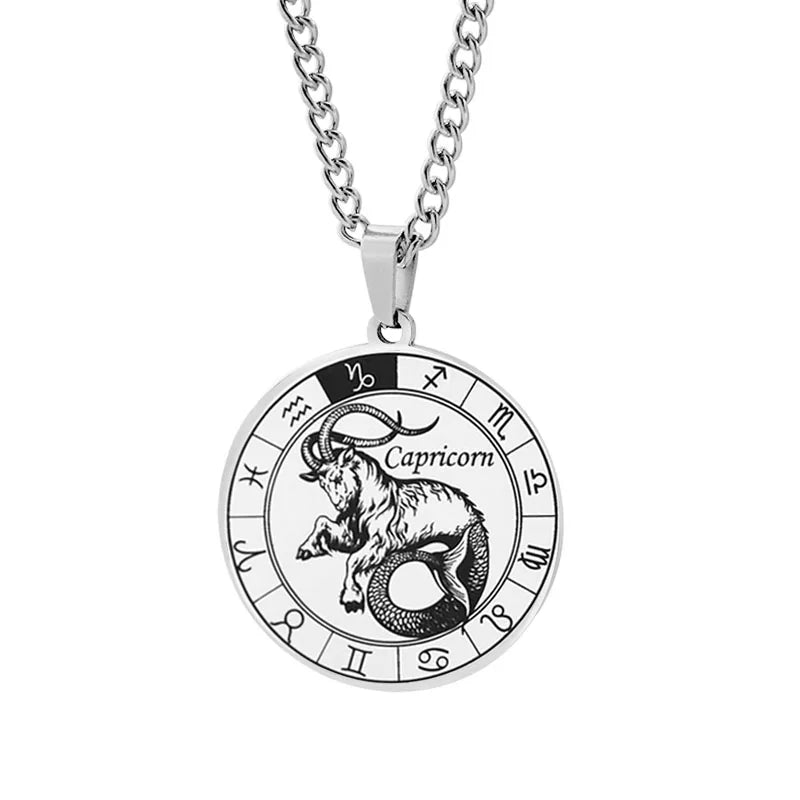 Horoskopa kulons Zodiaka zvaigznāji Sudrabs Mežāzis