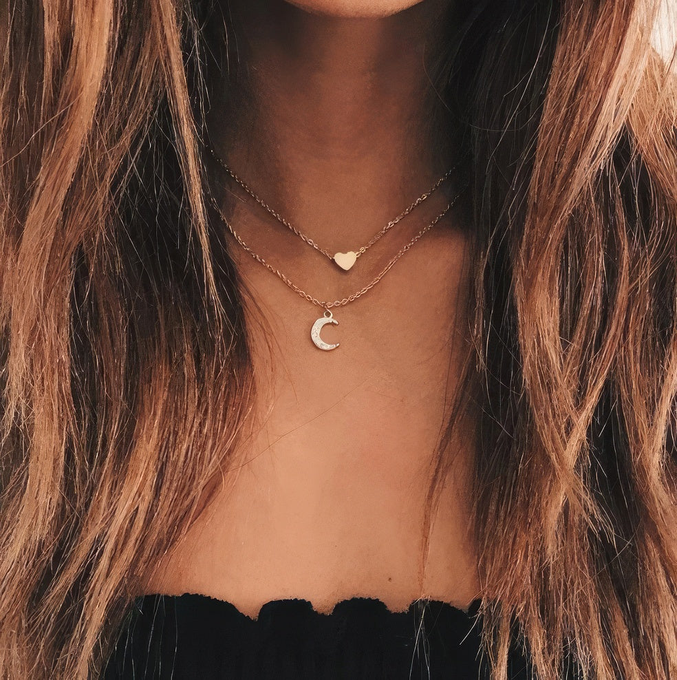 Moon Gold Necklace 