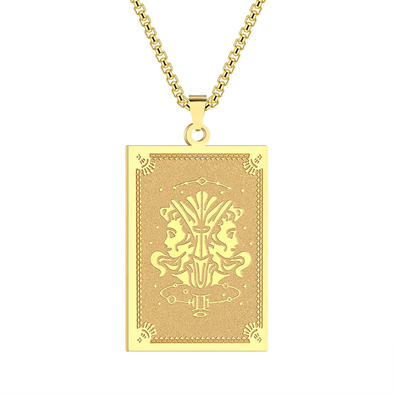 Collier Pendentif avec Signe du Zodiaque