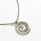 Salyangoz Kabuğu Spiral Kolye Ucu