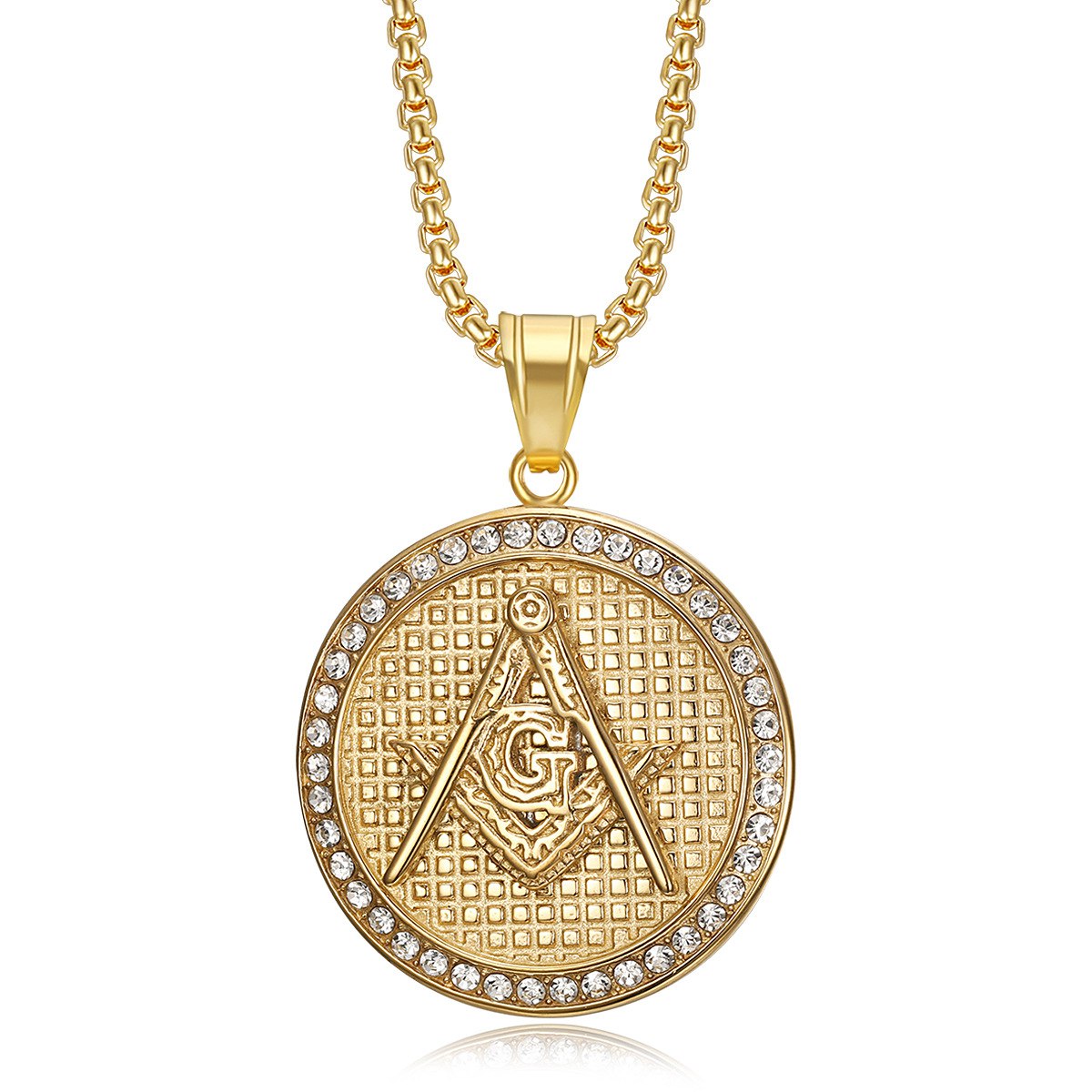Masonic Pendant Necklace 