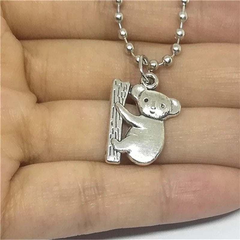 Gümüş Koala Kolye