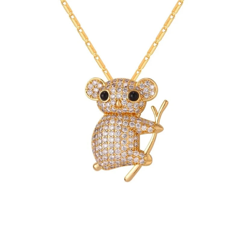 Koala kaklarota ar zeltu