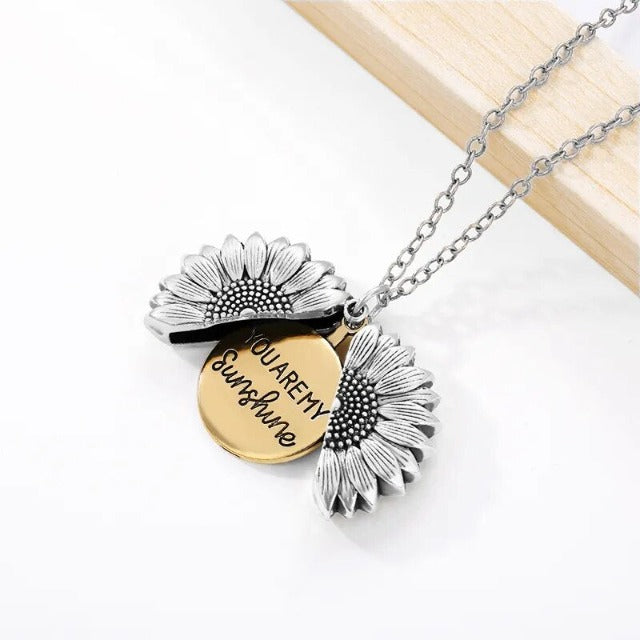 You Are My Sunshine gümüş kolye