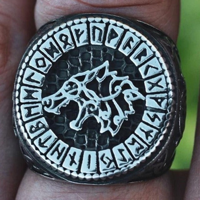 Vikinški prstan Volk Fenrir