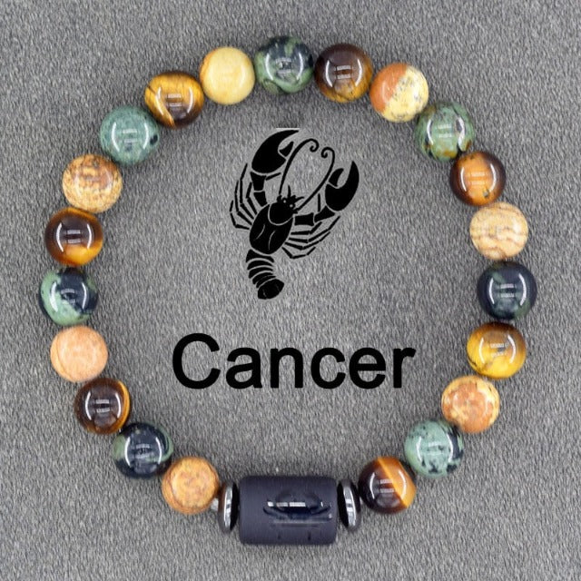Zodiac Sign Bracelet 12 Constellations Cancer