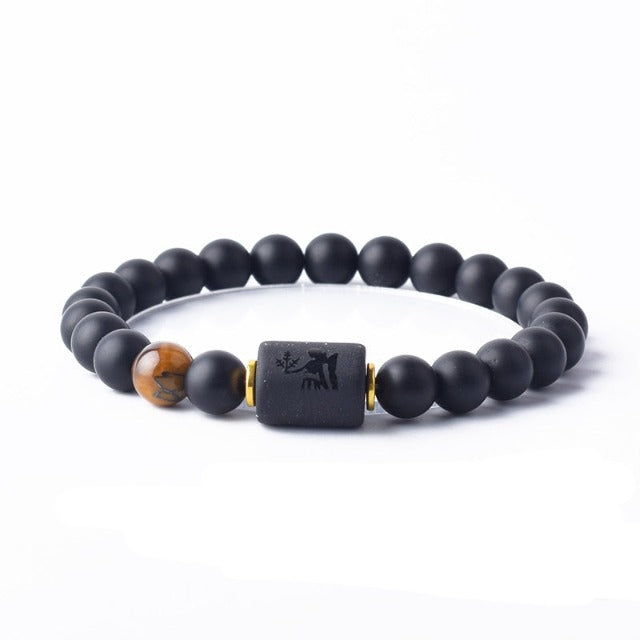 Zodiac Sign Bracelet 12 Constellations Men's and Women's Chain Astrology