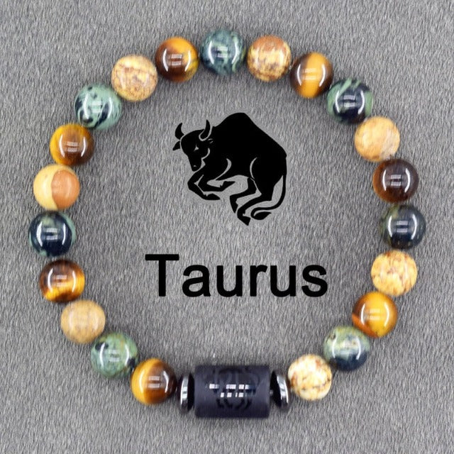 Zodiac Sign Bracelet 12 Constellations Taurus
