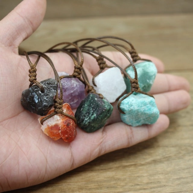 Reiki iscjeliteljska ogrlica od prirodnog kamena