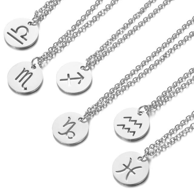 Zodiaka zīmes kaklarota 